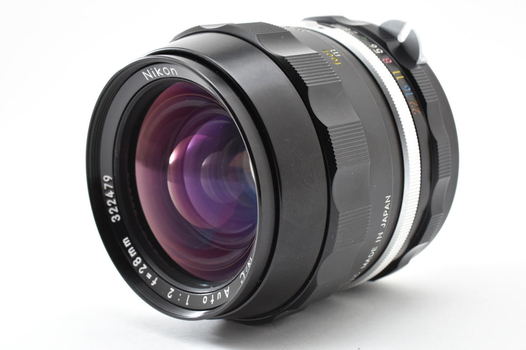 ★美品★ ニコン Nikon NIKKOR-N C 28MM F2 非AI 広角単焦点レンズ ★ #8797
