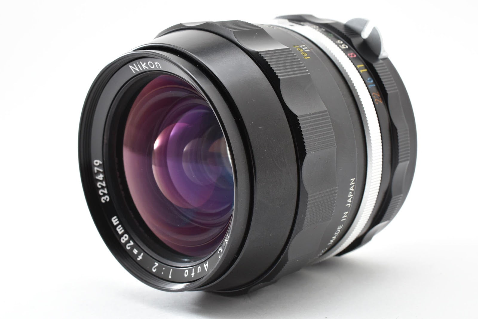 ★美品★ ニコン Nikon NIKKOR-N C 28MM F2 非AI 広角単焦点レンズ ★ #8797