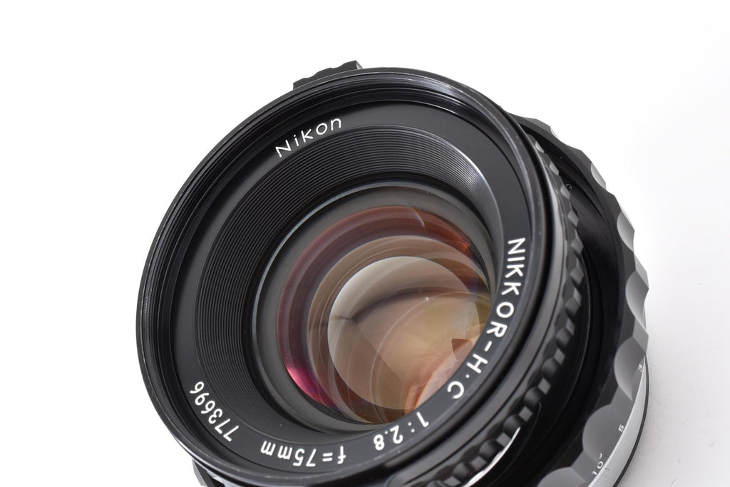 ★美品★ ゼンザブロニカ ZENZABRONICA NIKKOR-H C 75MM F2.8 アダプタ付き 中判レンズ 美品 ★ #8846