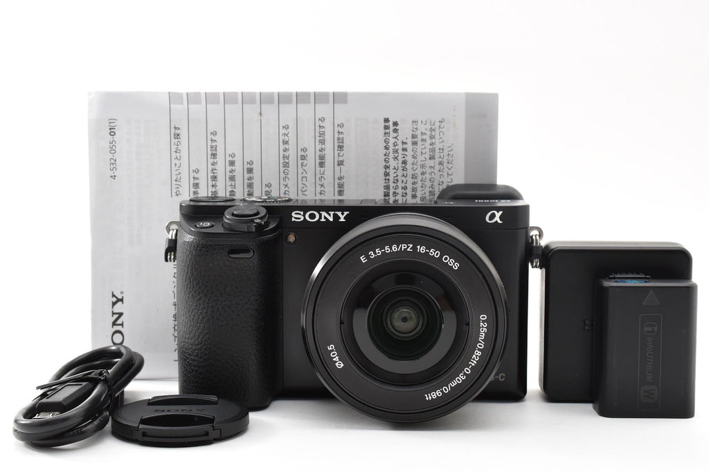 ★極上品★ ソニー SONY ショット数1699回 α6000 パワーズームレンズキット ILCE-6000L ミラーレス一眼 ★ #9215