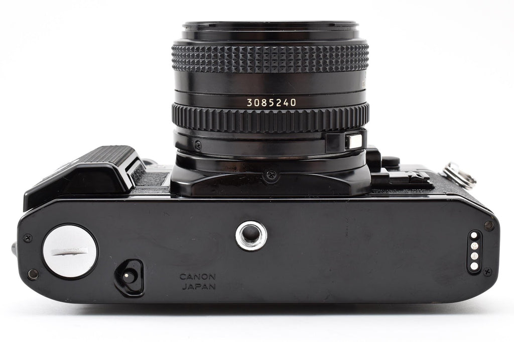 ★良品★ キャノン CANON AE-1 PROGRAM ボディ ブラック NEW FD 50MM F1.8 シャッター鳴きなし フィルムカメラ ★ #8933