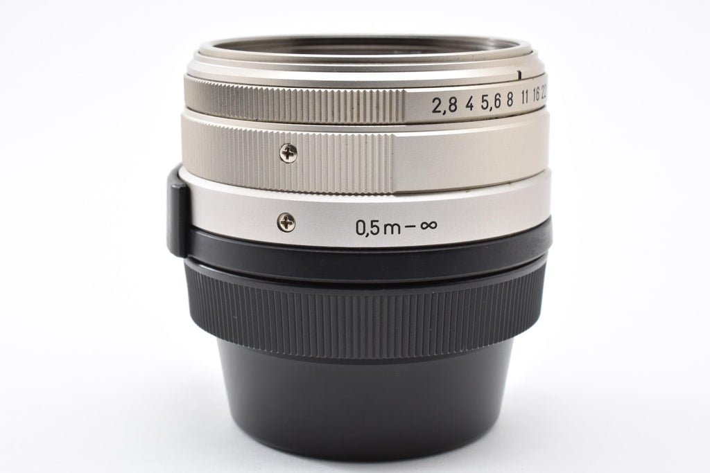 ★ コンタックス CONTAX BIOGON T* G 28MM F2.8 クローム 広角レンズ 外観美品 ★ #9304