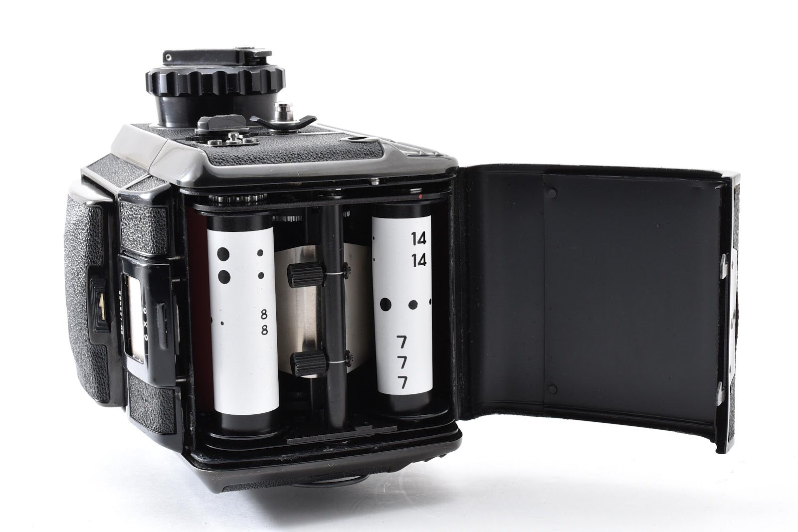 ★良品★ ゼンザブロニカ ZENZABRONICA S2 ブラック 中判フィルムカメラ + NIKKOR-P 75mm F2.8 ★ #8845