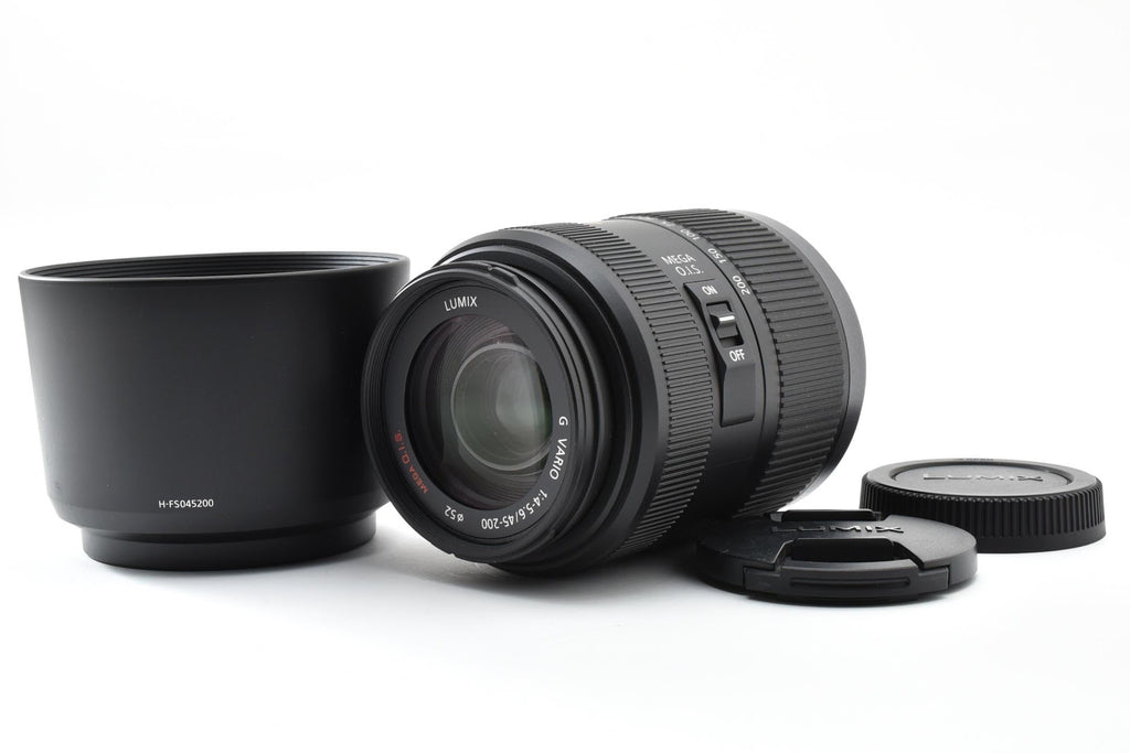 ★ パナソニック Panasonic LUMIX G VARIO 45-200MM F4.0-5.6 MEGA O.I.S. (H-FS045200) 交換レンズ ★ #9048