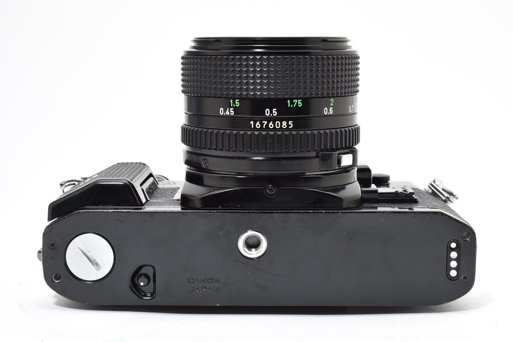 ★良品★ キヤノン CANON AE-1 PROGRAM シャッター鳴きなし ボディ NEW FD 50mm F1.4 ブラック フィルムカメラ ★ #8684