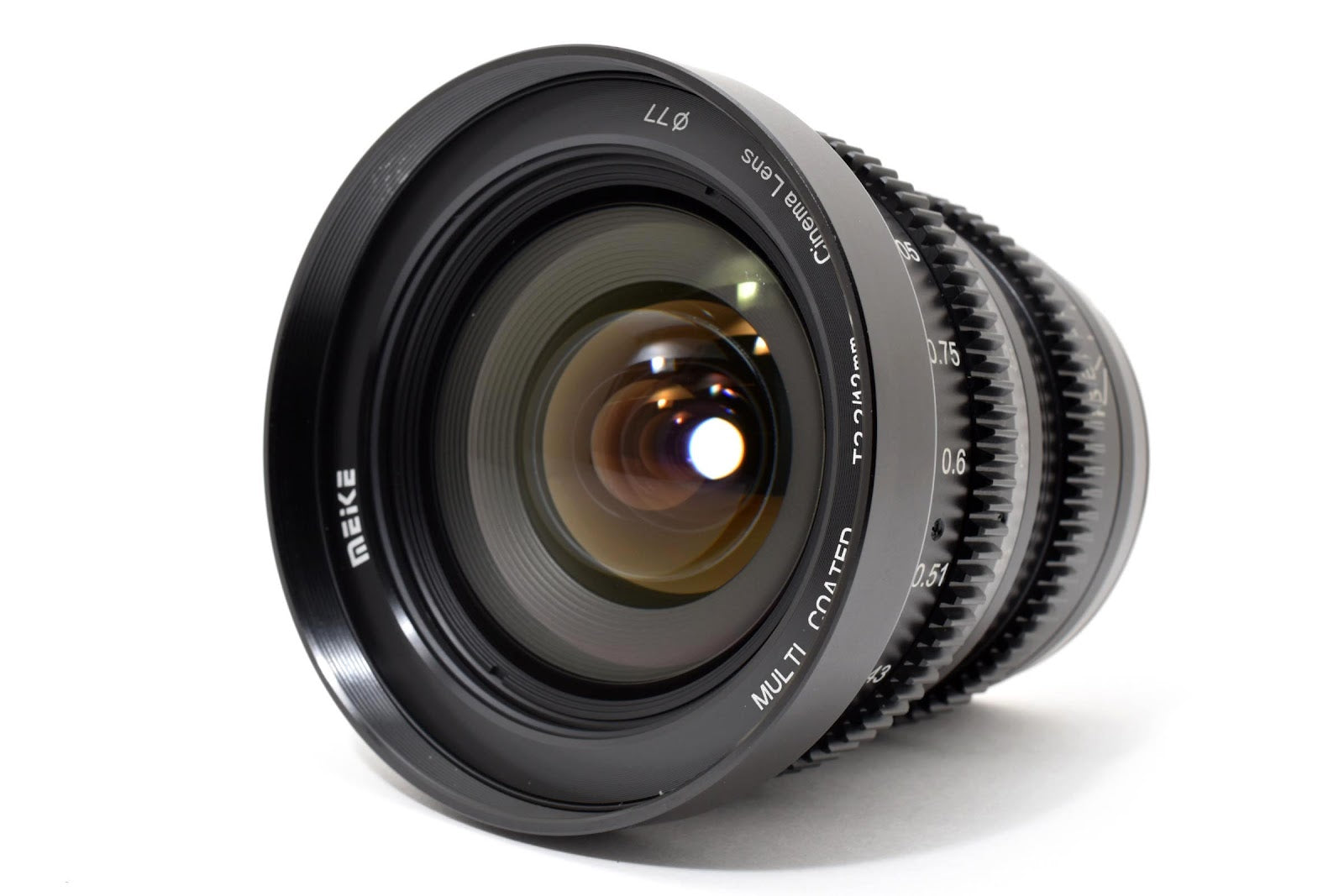 ★美品★ メイケ Meike MK-12MM T2.2 (マイクロフォーサーズ用) 純正ケース付き 交換レンズ 美品 ★ #8712