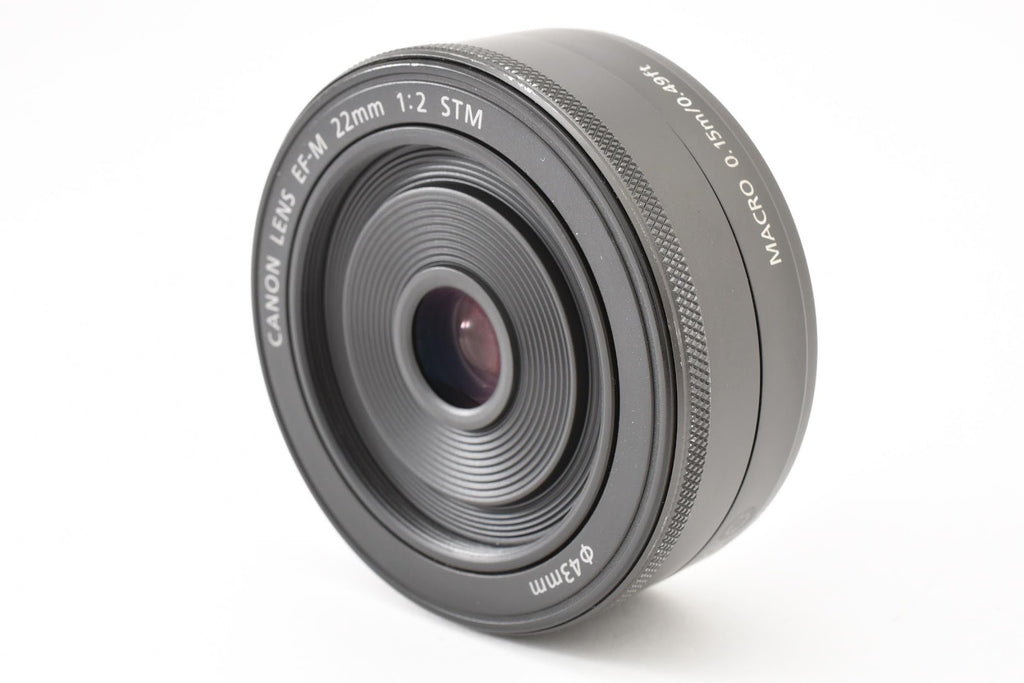 ★美品★ キヤノン CANON EF-M 22MM F2 STM パンケーキレンズ AF 単焦点 ★ #9410