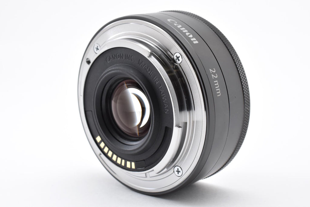 ★美品★ キヤノン CANON EF-M 22MM F2 STM ブラック 交換レンズ ★ #9286