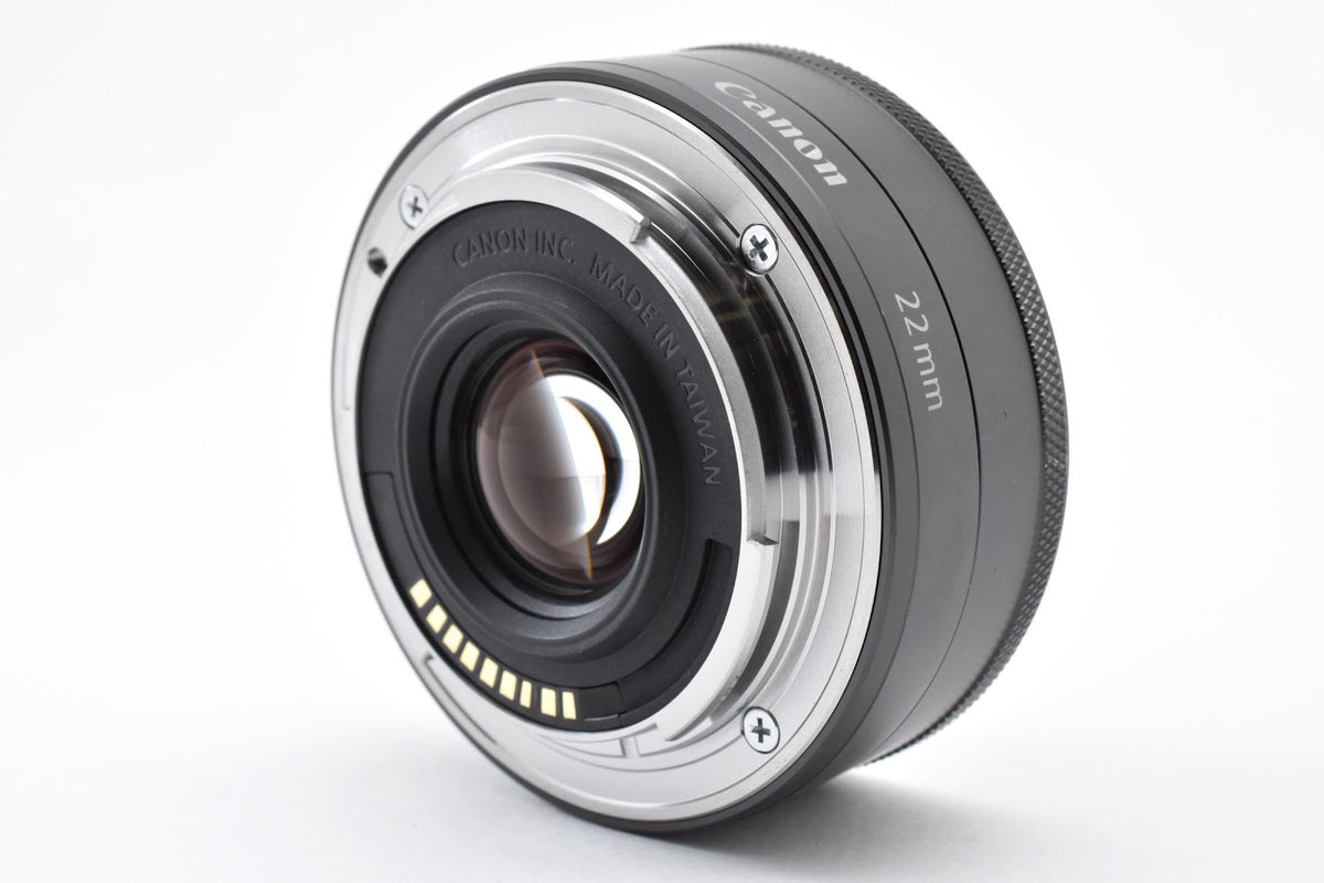 ★美品★ キヤノン CANON EF-M 22MM F2 STM ブラック 交換レンズ ★ #9286
