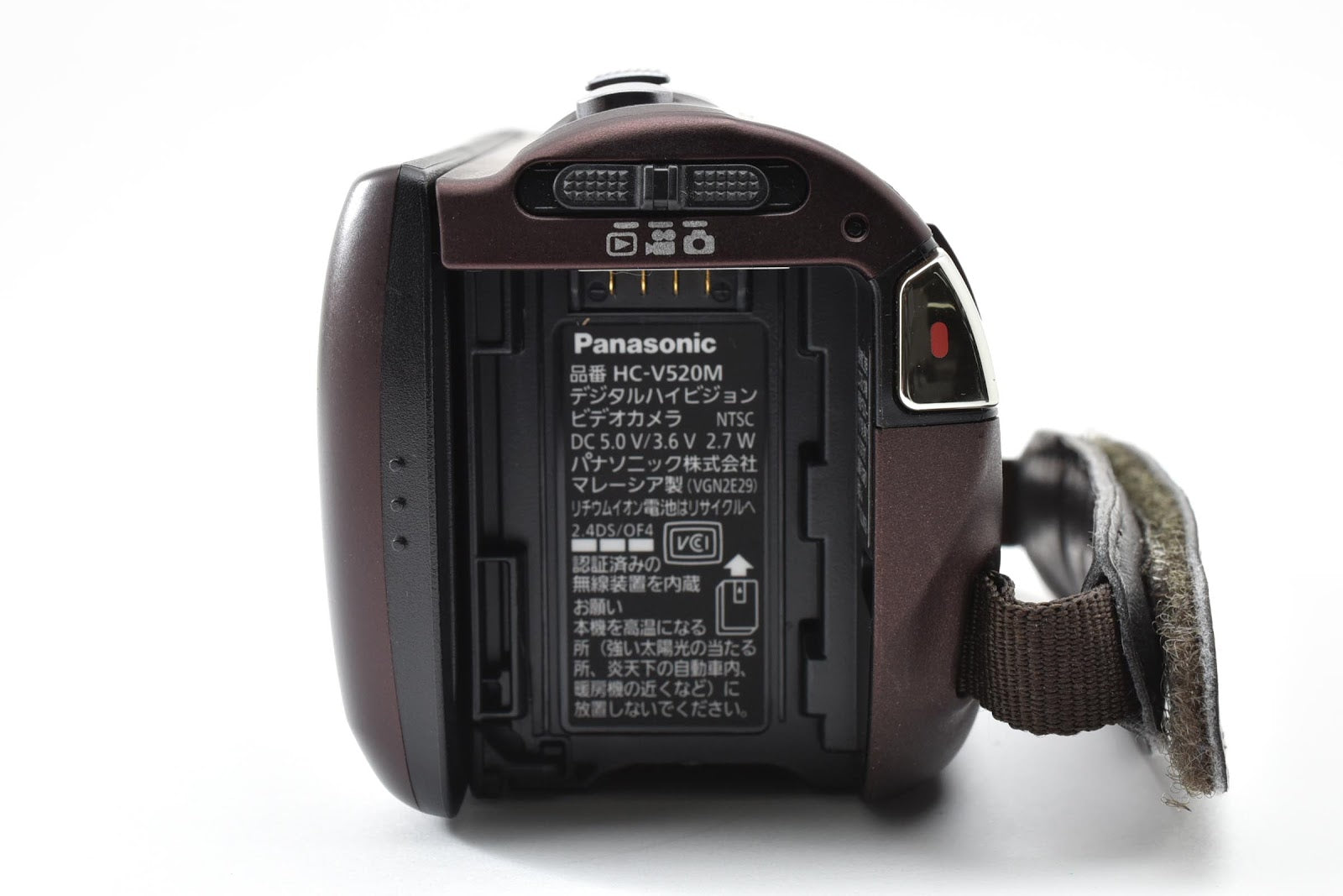 ★美品★ パナソニック Panasonic HC-V520M-T ブラウン ビデオカメラ ★ #9033