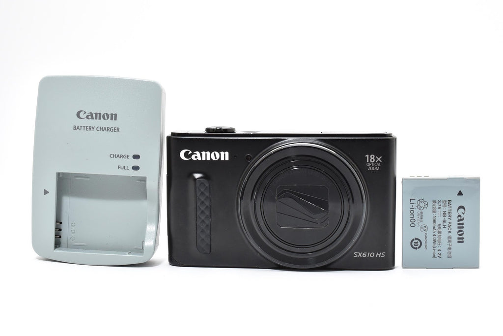 ★良品★ キヤノン CANON POWERSHOT SX610HS ブラック デジタルカメラ 光学クリア 動作確認済 ★ #8713
