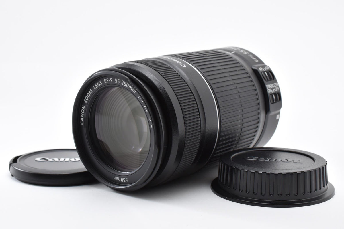 ★良品★ キヤノン CANON EF-S 55-250MM F4-5.6 IS II 望遠ズームレンズ ★ #9292