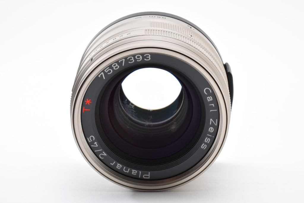 ★ コンタックス CONTAX PLANAR T* G 45MM F2 クローム フィルムカメラ用レンズ 外観美品 ★ #9303