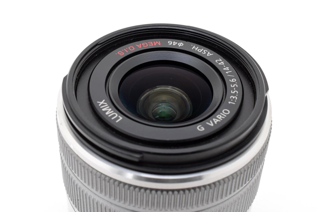 ★美品★ パナソニック Panasonic LUMIX G VARIO 14-42MM/F3.5-5.6 II ASPH./MEGA O.I.S. 交換レンズ ★ #8705