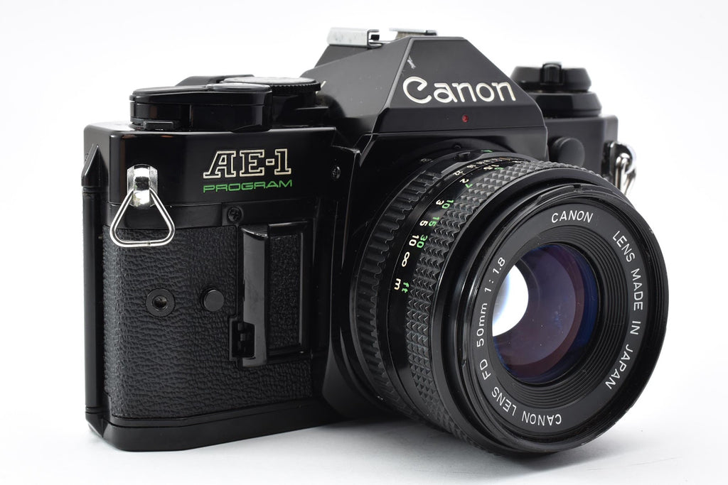 ★良品★ キヤノン CANON AE-1 PROGRAM ボディ NEW FD 50MM F1.8 シャッター鳴きなし ★ #8778