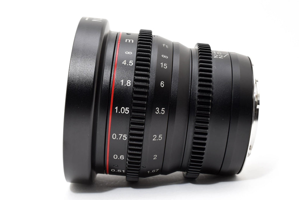★美品★ メイケ Meike MK-12MM T2.2 (マイクロフォーサーズ用) 純正ケース付き 交換レンズ 美品 ★ #8712