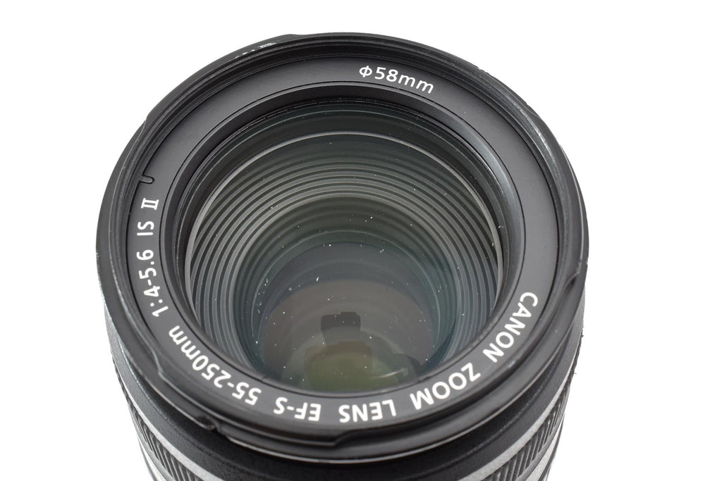★美品★ キヤノン CANON EF-S 55-250MM F4-5.6 IS II 望遠ズームレンズ ★ #9067