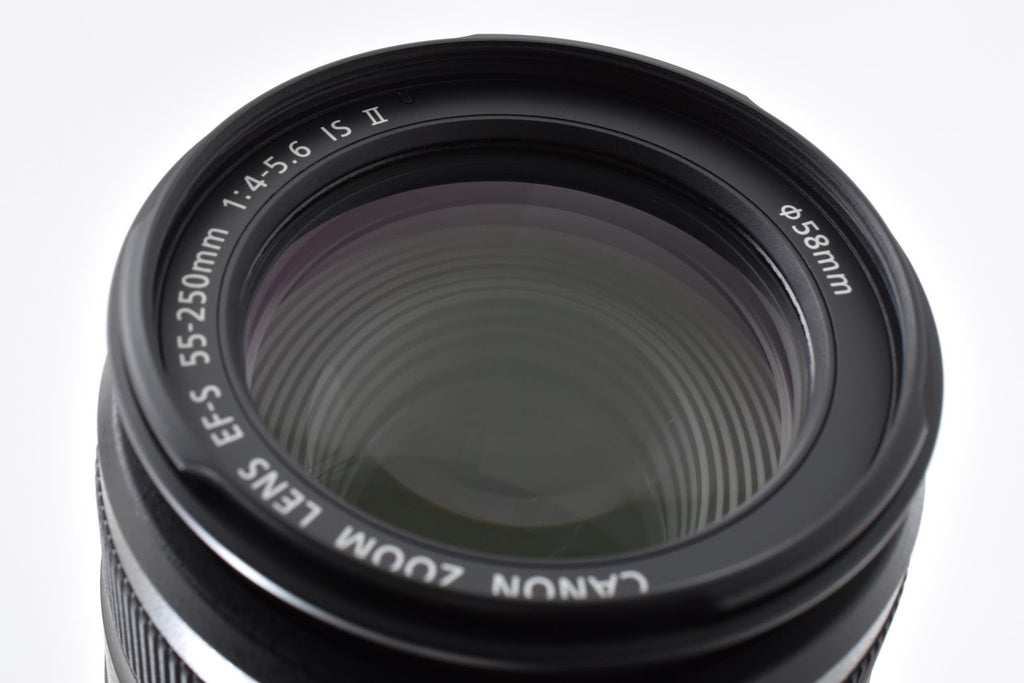 ★良品★ キヤノン CANON EF-S 55-250MM F4-5.6 IS II 望遠ズームレンズ ★ #9292