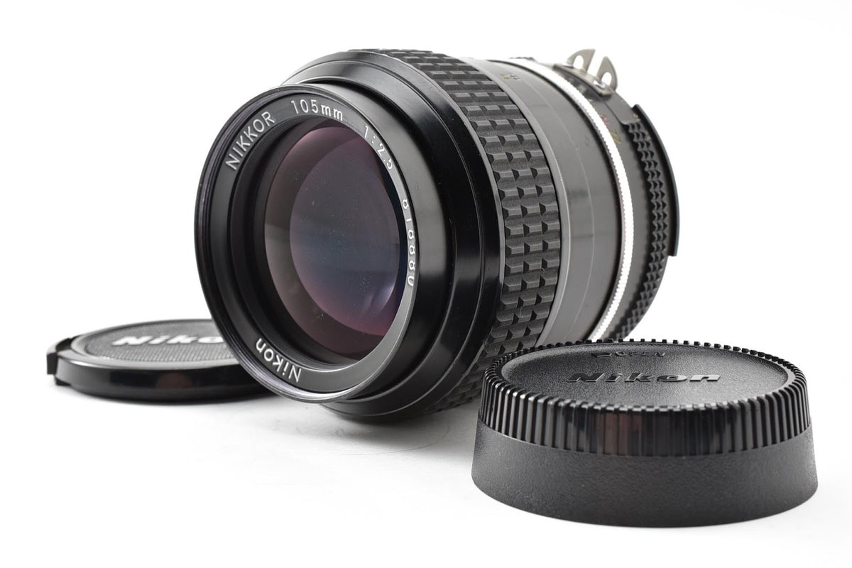 ★美品★ ニコン Nikon AI NIKKOR 105MM F2.5 単焦点 マニュアルフォーカス レンズ 光学クリア 動作問題なし ★ #9204
