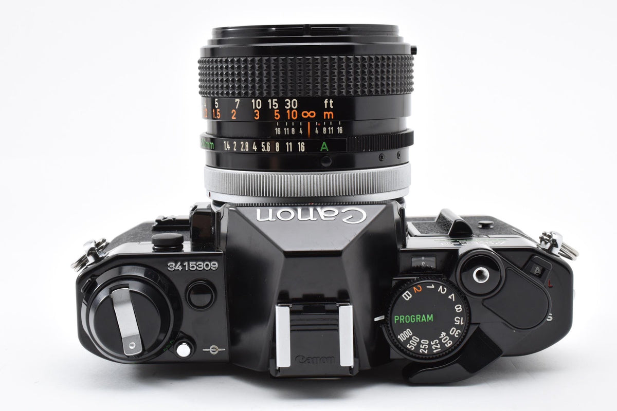 ★良品★ キヤノン CANON AE-1 PROGRAM ボディ ブラック FD 50mm f1.4 S.S.C フィルム一眼レフ ★ #9278