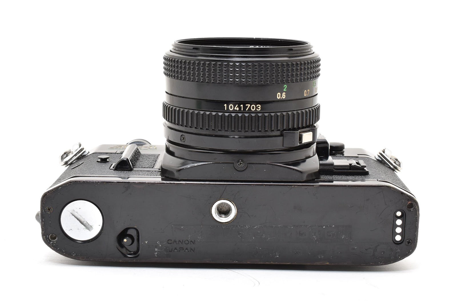 ★良品シャッター鳴きなし★ キヤノン CANON AE-1P ボディ ブラック  /NEW FD 50MM F1.8 一眼レフフィルムカメラ ★ #8301