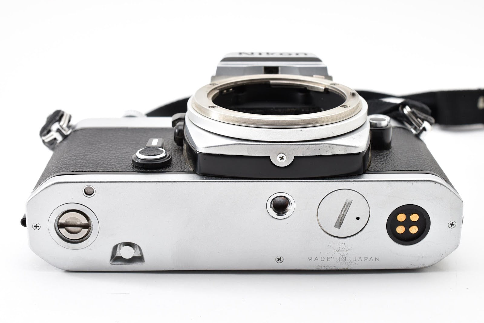 ★美品★ ニコン Nikon FM シルバー ボディ フィルムカメラ 説明書/発売時値札付き ★ #8966