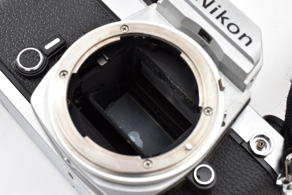 ★美品★ ニコン Nikon FM シルバー ボディ フィルムカメラ 説明書/発売時値札付き ★ #8966
