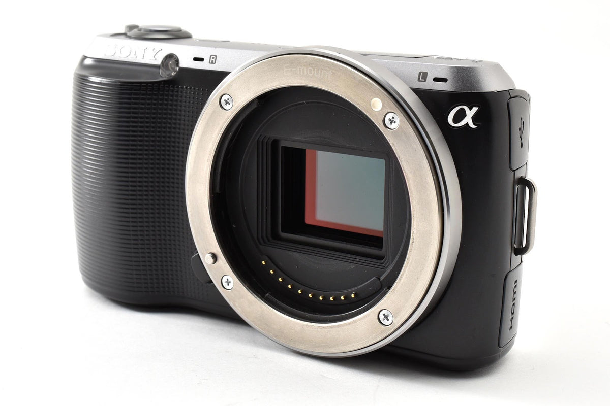 ★良品★ ソニー SONY ショット数7,341回 NEX-C3 ボディ ブラック 1620万画素 ミラーレス一眼 ★ #9318