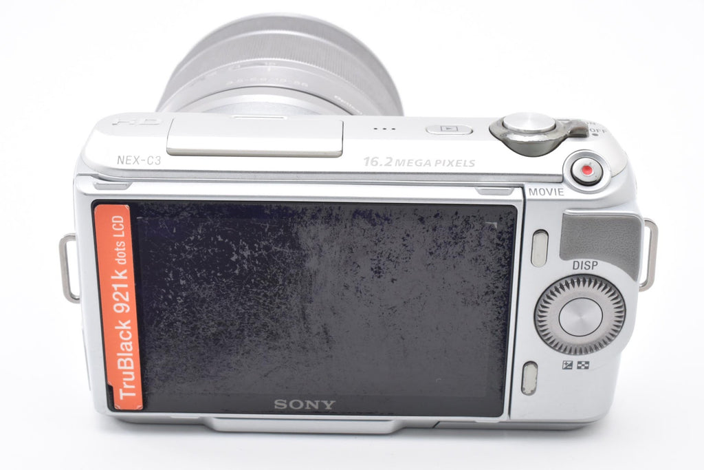 ★ ソニー SONY ショット数17,059回 NEX-C3 ボディ シルバー 18-55MM レンズキット ミラーレス ★ #9433