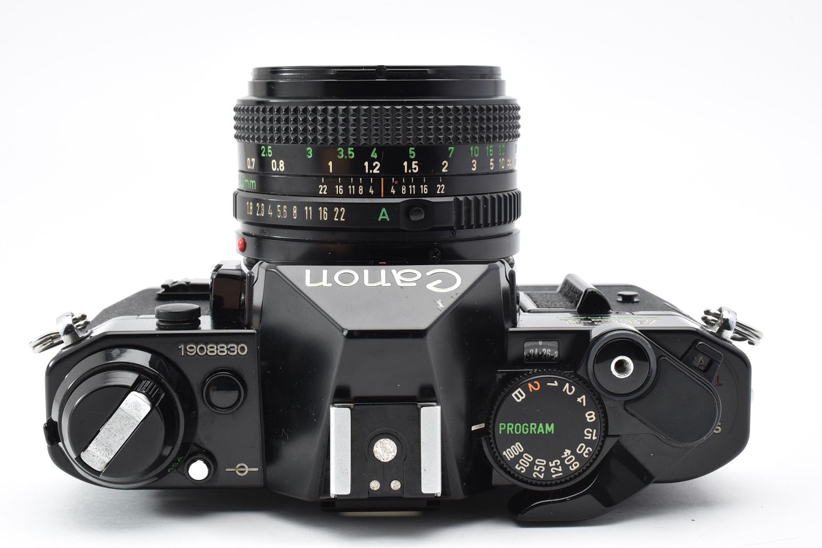 ★良品★ キヤノン CANON AE-1 PROGRAM ボディ NEW FD 50MM F1.8 シャッター鳴きなし ★ #8778