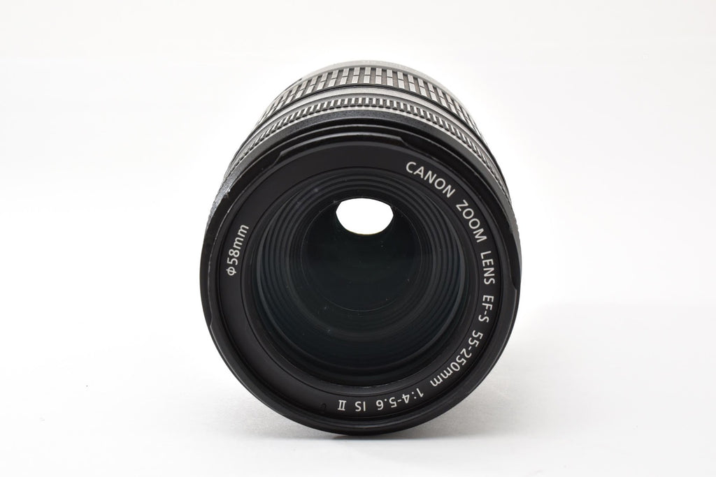 ★良品★ キヤノン CANON EF-S 55-250MM F4-5.6 IS II 望遠ズームレンズ 外観良好 カビあり 動作OK ★ #9346