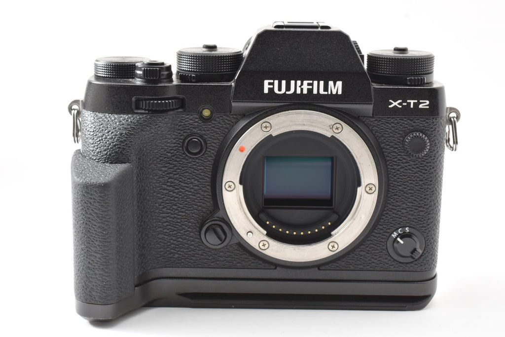 ★美品ショット数10,806回★ フジフイルム FUJIFILM X-T2 ボディ ブラック MHG-XT2 メタルハンドグリップ付き デジタル一眼 ★ #8990