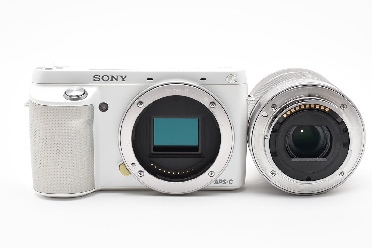 ★良品★ ソニー SONY ショット数22,778回 NEX-F3 18-55MM レンズセット デジタルカメラ ホワイト ★ #9241
