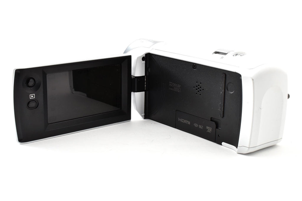 ★美品★ ソニー SONY HDR-CX470 W ホワイト デジタルビデオカメラ ハンディカム 動作OK ★ #9326
