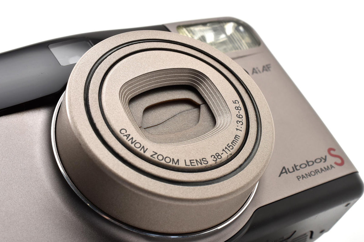 ★良品★ キヤノン CANON AUTOBOY S チタンカラー フィルムカメラ ★ #9317