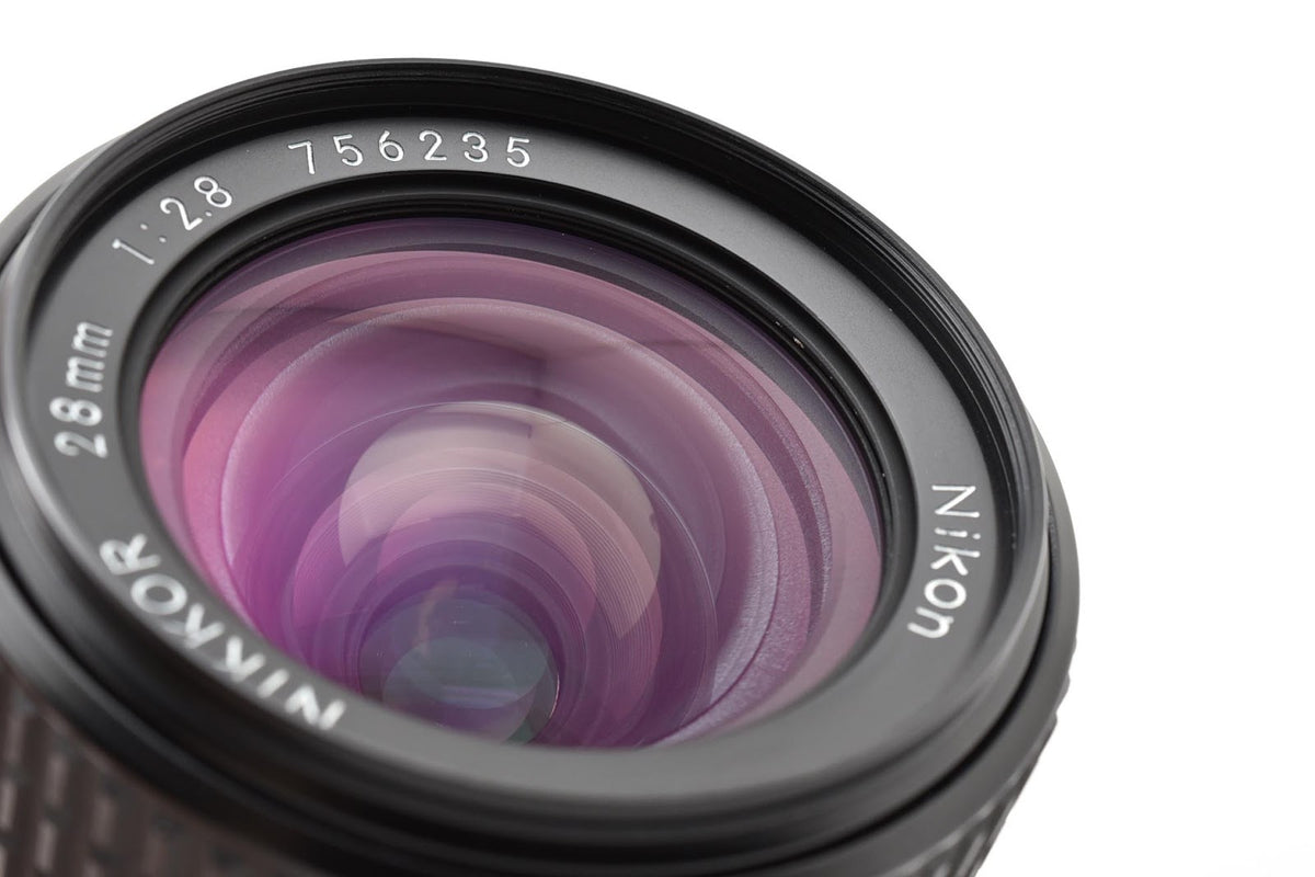 ★極上品★ ニコン Nikon AI-S NIKKOR 28MM F2.8 フィルムカメラレンズ 美品 ★ #9358