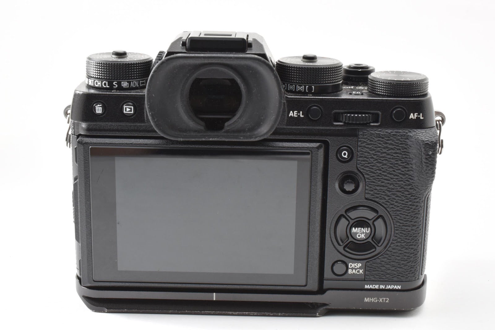 ★美品ショット数10,806回★ フジフイルム FUJIFILM X-T2 ボディ ブラック MHG-XT2 メタルハンドグリップ付き デジタル一眼 ★ #8990