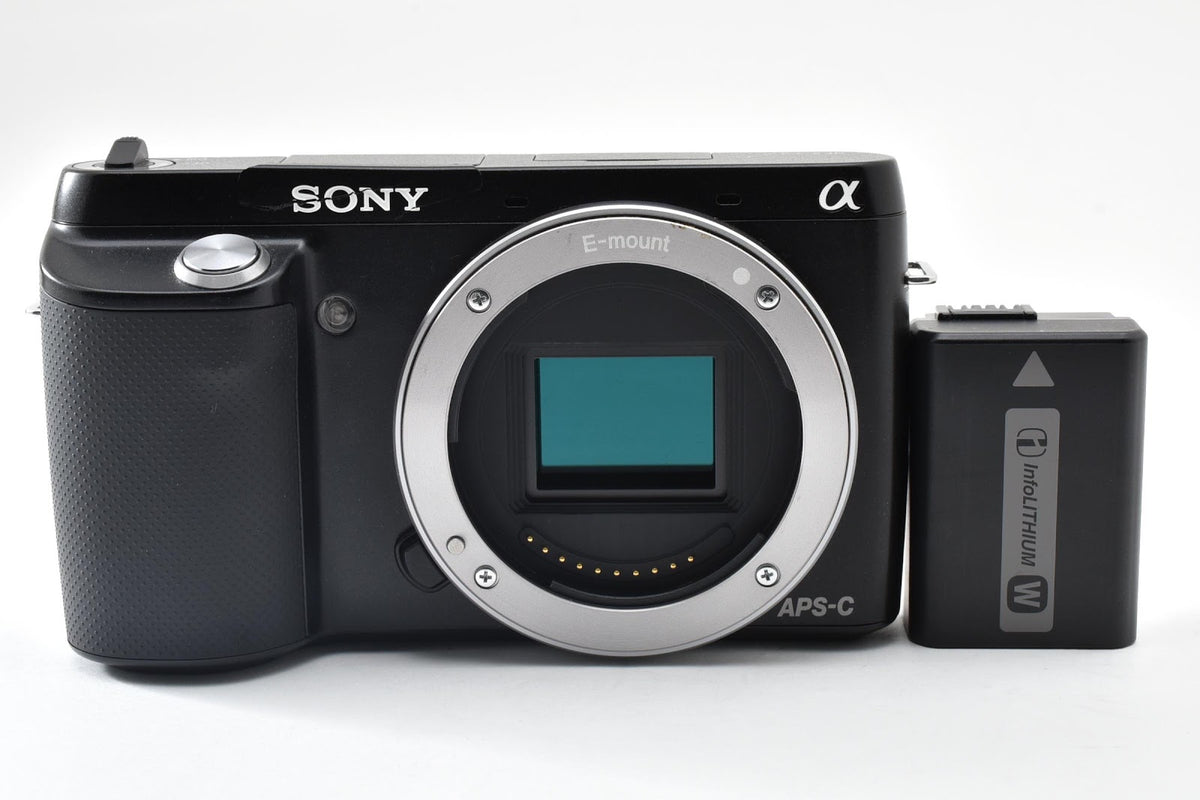 ★美品★ ソニー SONY NEX-F3 ショット数1,025回 ボディ ブラック デジタルカメラ [1610万画素] ★ #9156