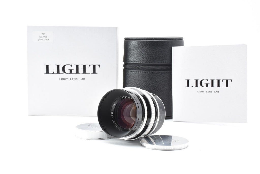 ★極上品★ ライトレンズラボ Light lens lab M 50MM F1.5 Z21 LLL-Z21-A (ライカM用) 交換レンズ 元箱/ケース付き ★ #9039