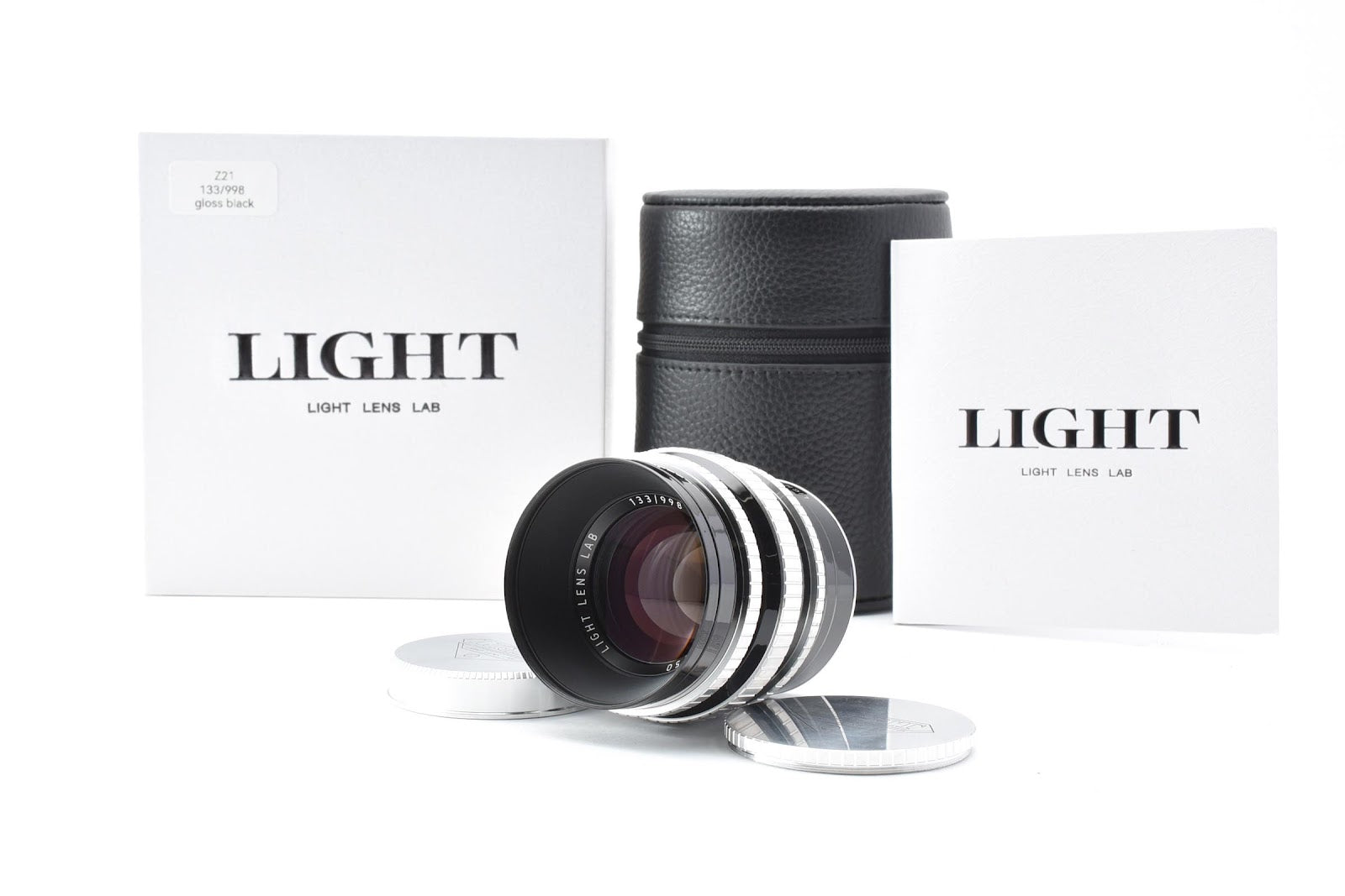 ★極上品★ ライトレンズラボ Light lens lab M 50MM F1.5 Z21 LLL-Z21-A (ライカM用) 交換レンズ 元箱/ケース付き ★ #9039