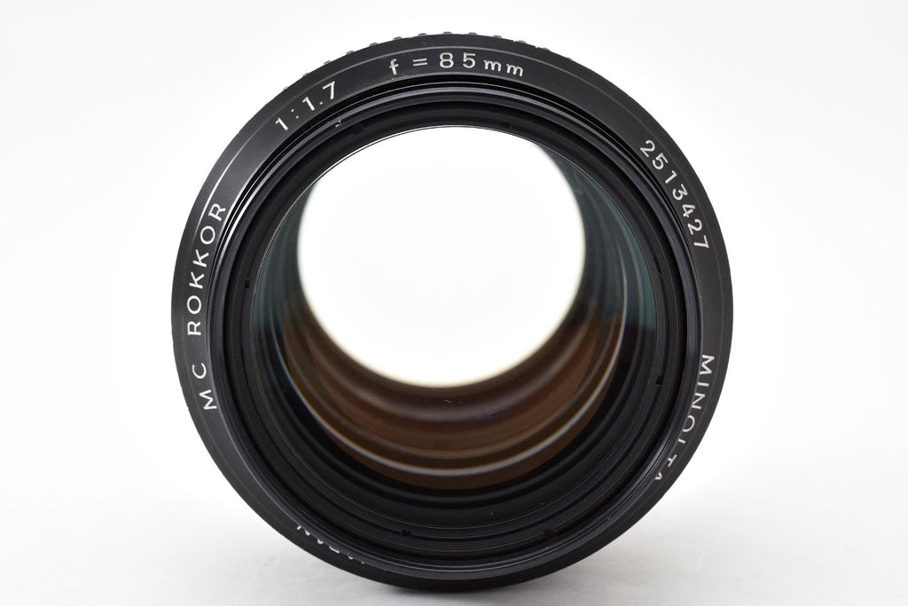 ★良品★ ミノルタ MINOLTA MC ROKKOR 85MM F1.7 単焦点レンズ ★ #8492