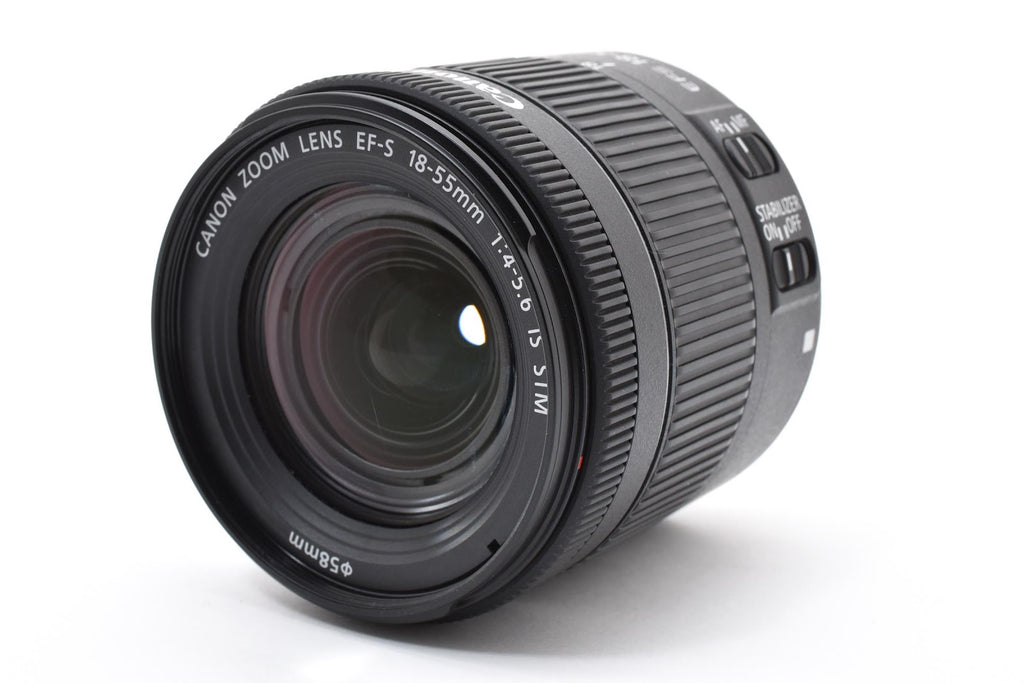★美品★ キャノン CANON EF-S 18-55MM F4-5.6 IS STM 標準ズームレンズ ★ #8765
