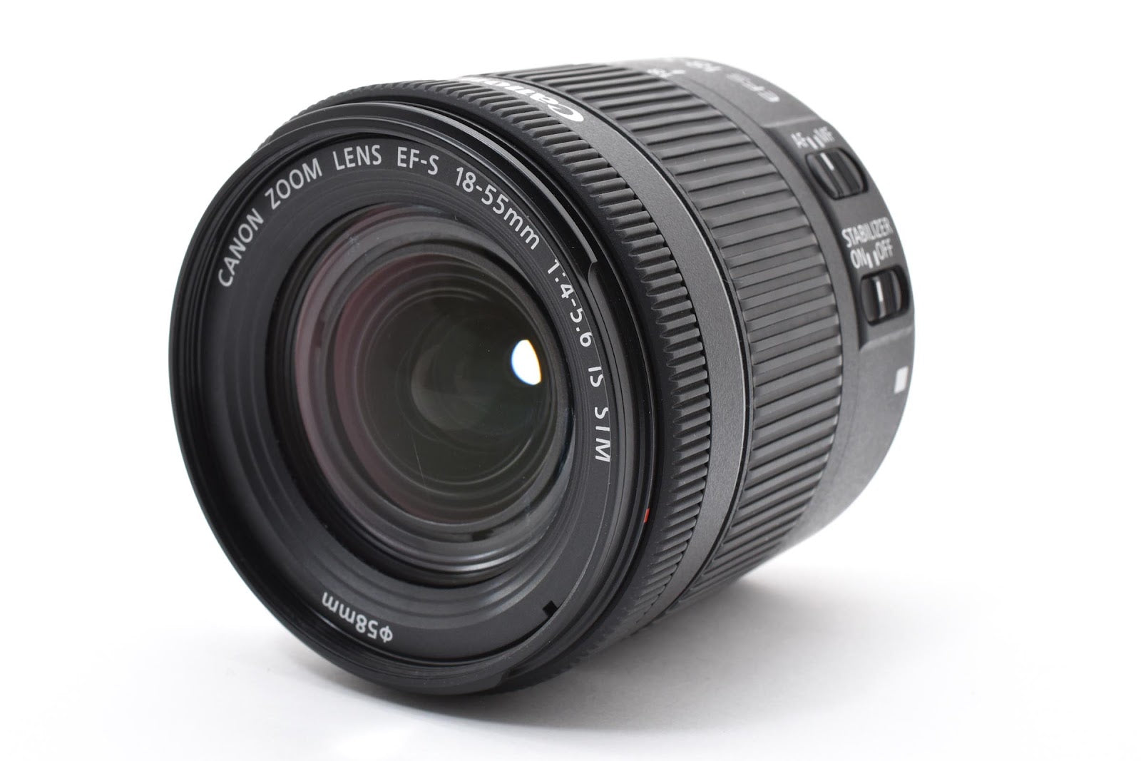 ★美品★ キャノン CANON EF-S 18-55MM F4-5.6 IS STM 標準ズームレンズ ★ #8765