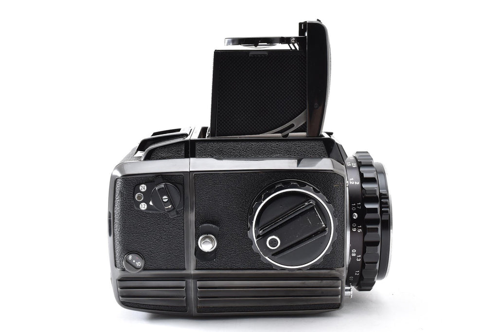 ★良品★ ゼンザブロニカ ZENZABRONICA S2 ブラック 中判フィルムカメラ + NIKKOR-P 75mm F2.8 ★ #8845
