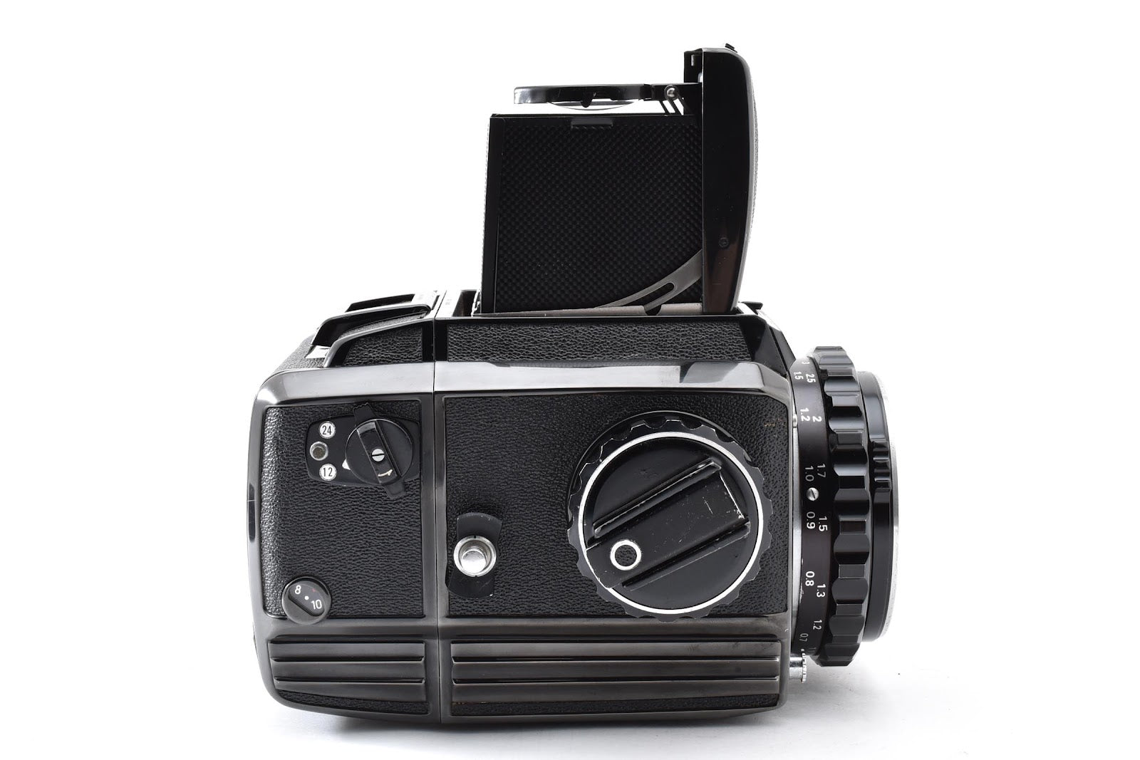 ★良品★ ゼンザブロニカ ZENZABRONICA S2 ブラック 中判フィルムカメラ + NIKKOR-P 75mm F2.8 ★ #8845