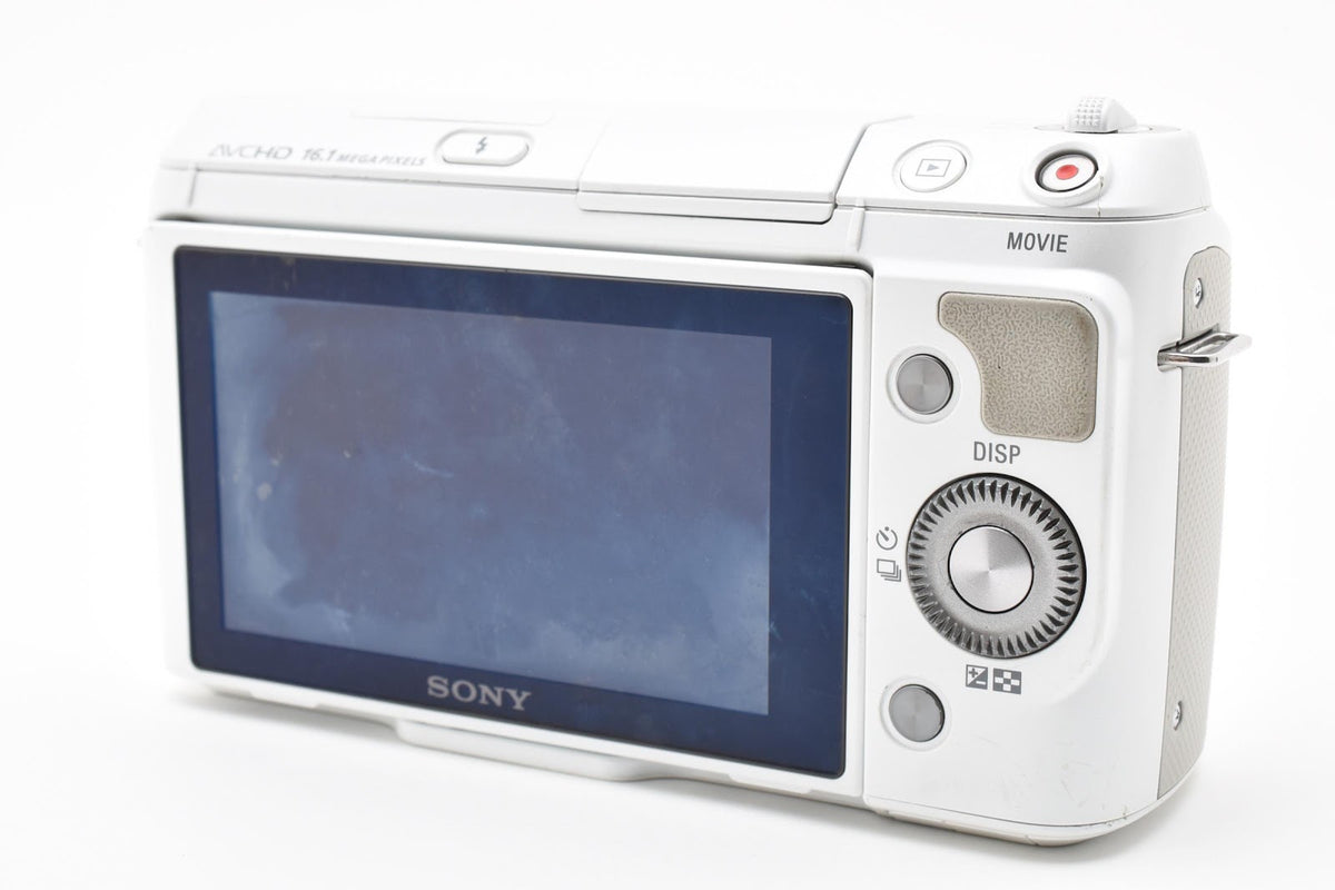 ★良品★ ソニー SONY ショット数22,778回 NEX-F3 18-55MM レンズセット デジタルカメラ ホワイト ★ #9241