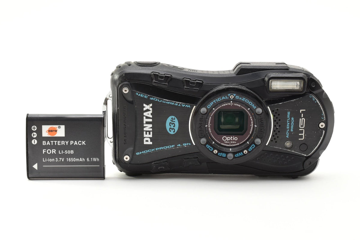 ★ ペンタックス PENTAX WG-1 ブラック デジタルカメラ ★ #9069