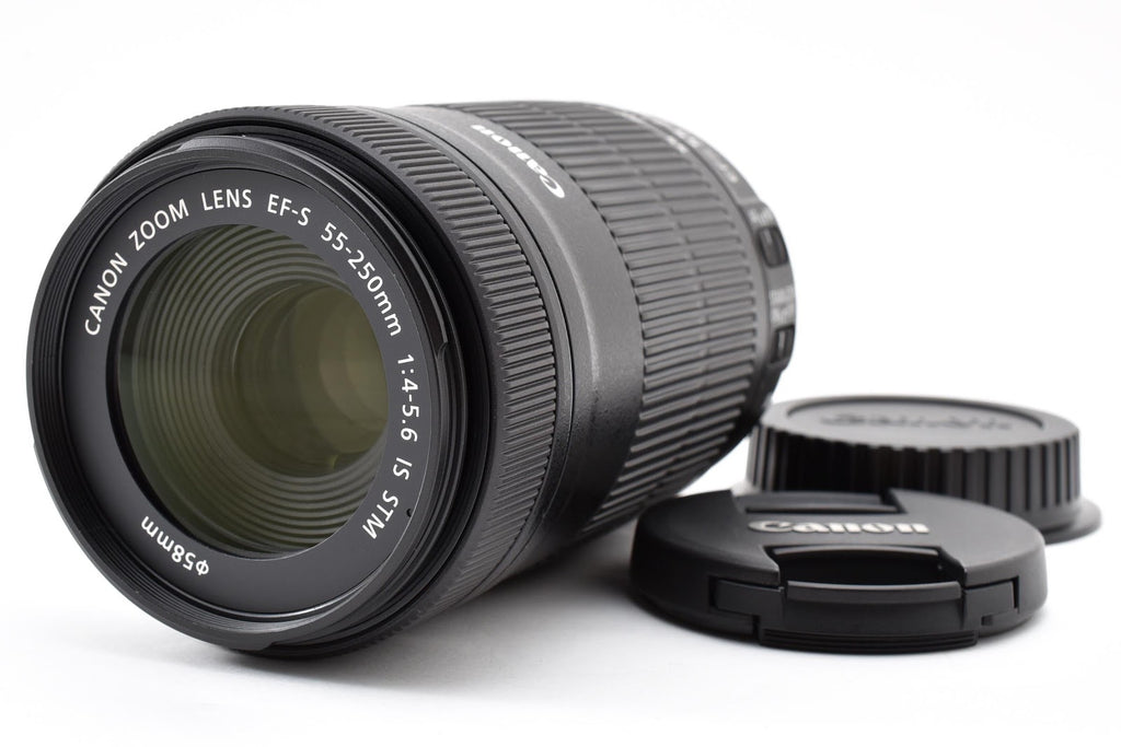 ★美品★ キヤノン CANON EF-S 55-250MM F4-5.6 IS STM ズームレンズ ★ #8999