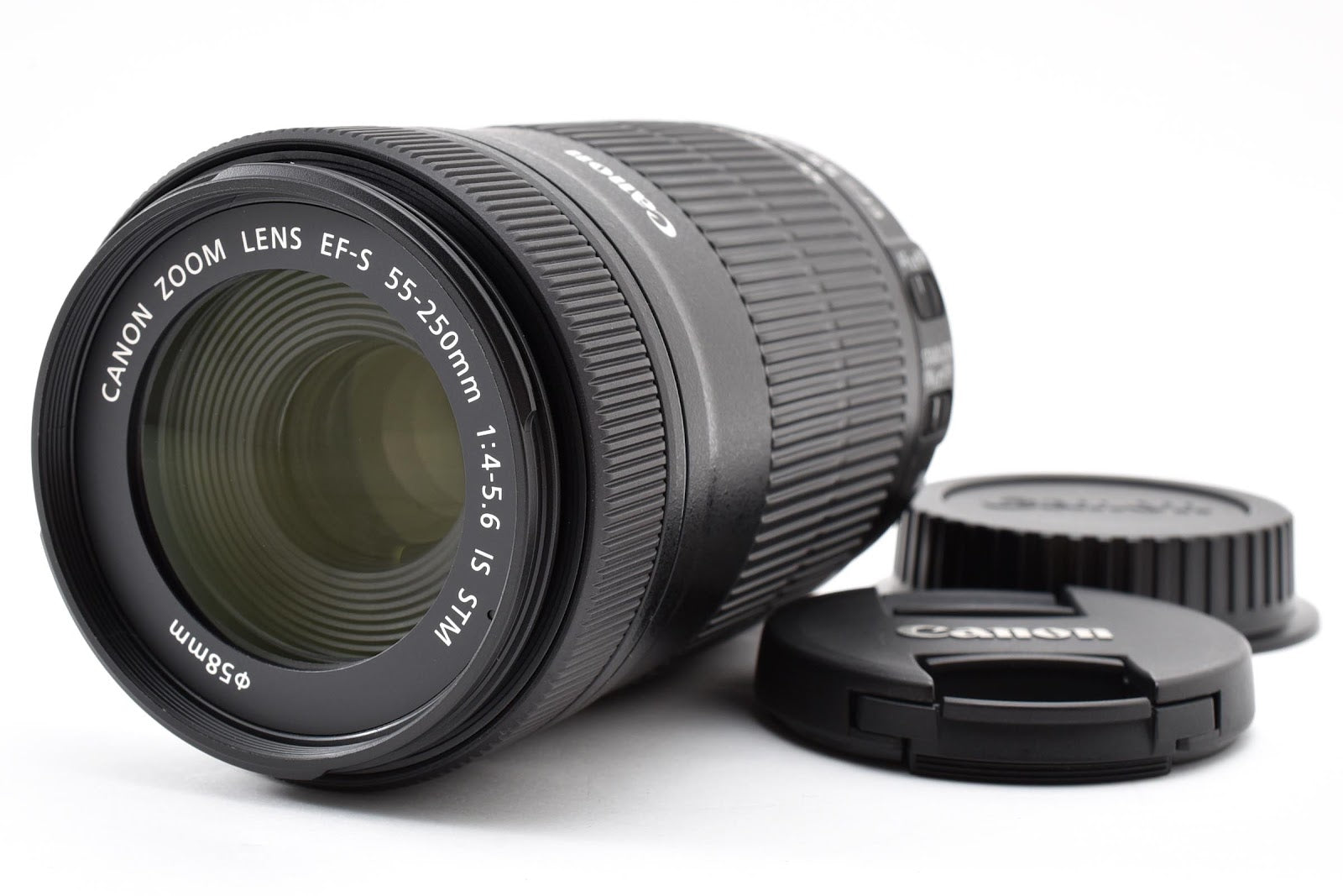 ★美品★ キヤノン CANON EF-S 55-250MM F4-5.6 IS STM ズームレンズ ★ #8999