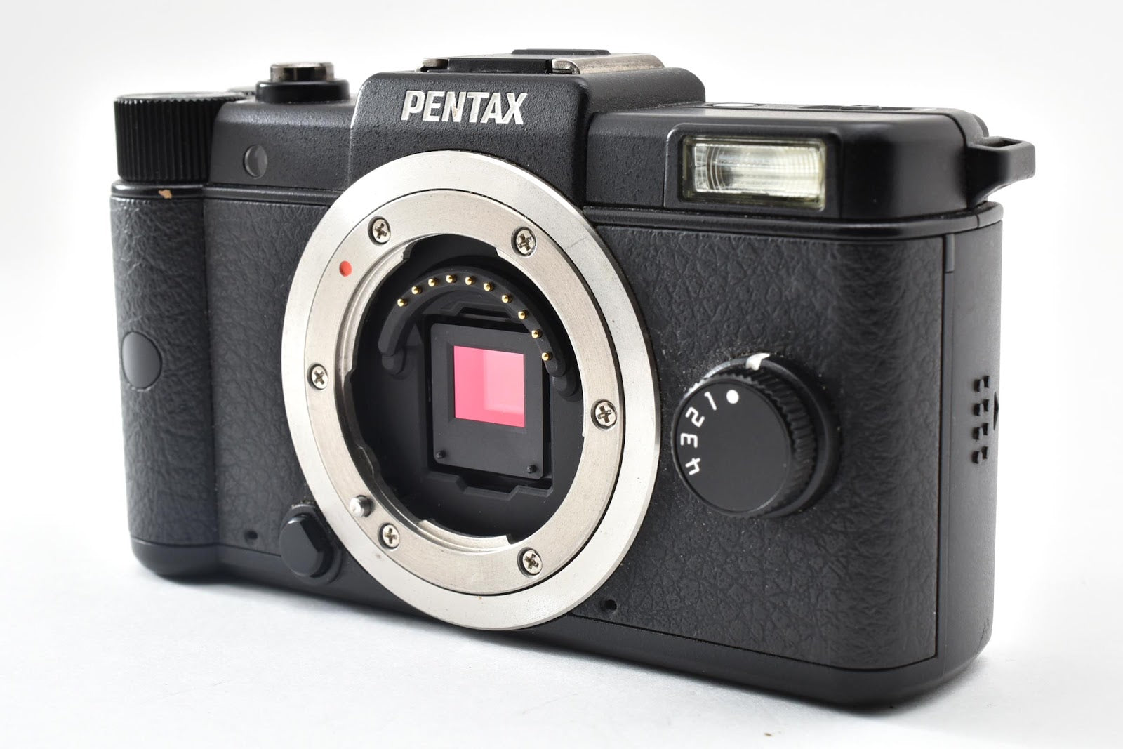 ★良品ショット数2,530回★  ペンタックス PENTAX  Q ボディ ブラック 1240万画素 デジタルカメラ ★ #9142